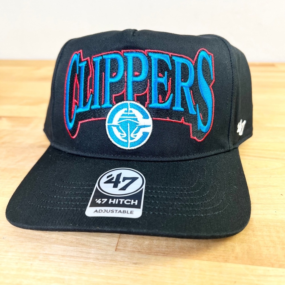 '47 Hitch Hat Cap LA Clippers Unisex OSFA Black Snapback NBA Basketball New